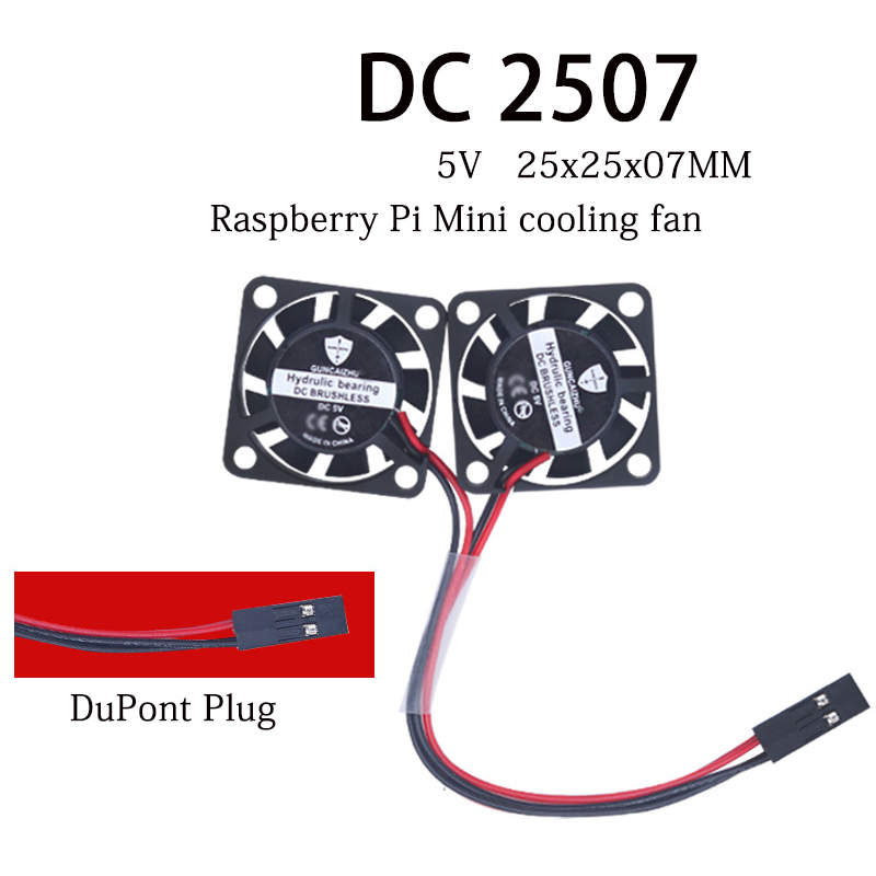 Raspberry Pi Water Cooling Kit - Neuer dc 5v 1.25a 0,11 25x25x07mm