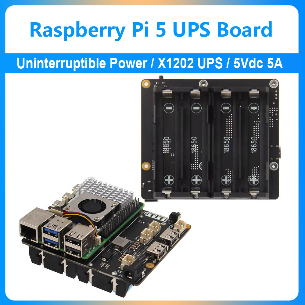 Raspberry Pi 5 UPS-Erweiterung – Raspberry Pi Uninterrupted Power Supply Ups 18650 Bewertung und Preis